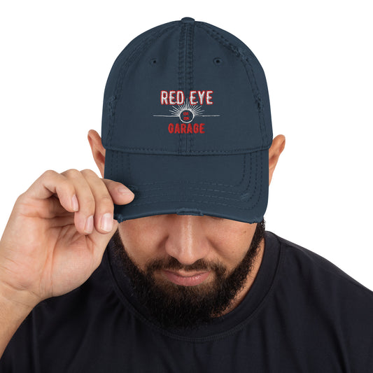 Distressed Red Eye Hat