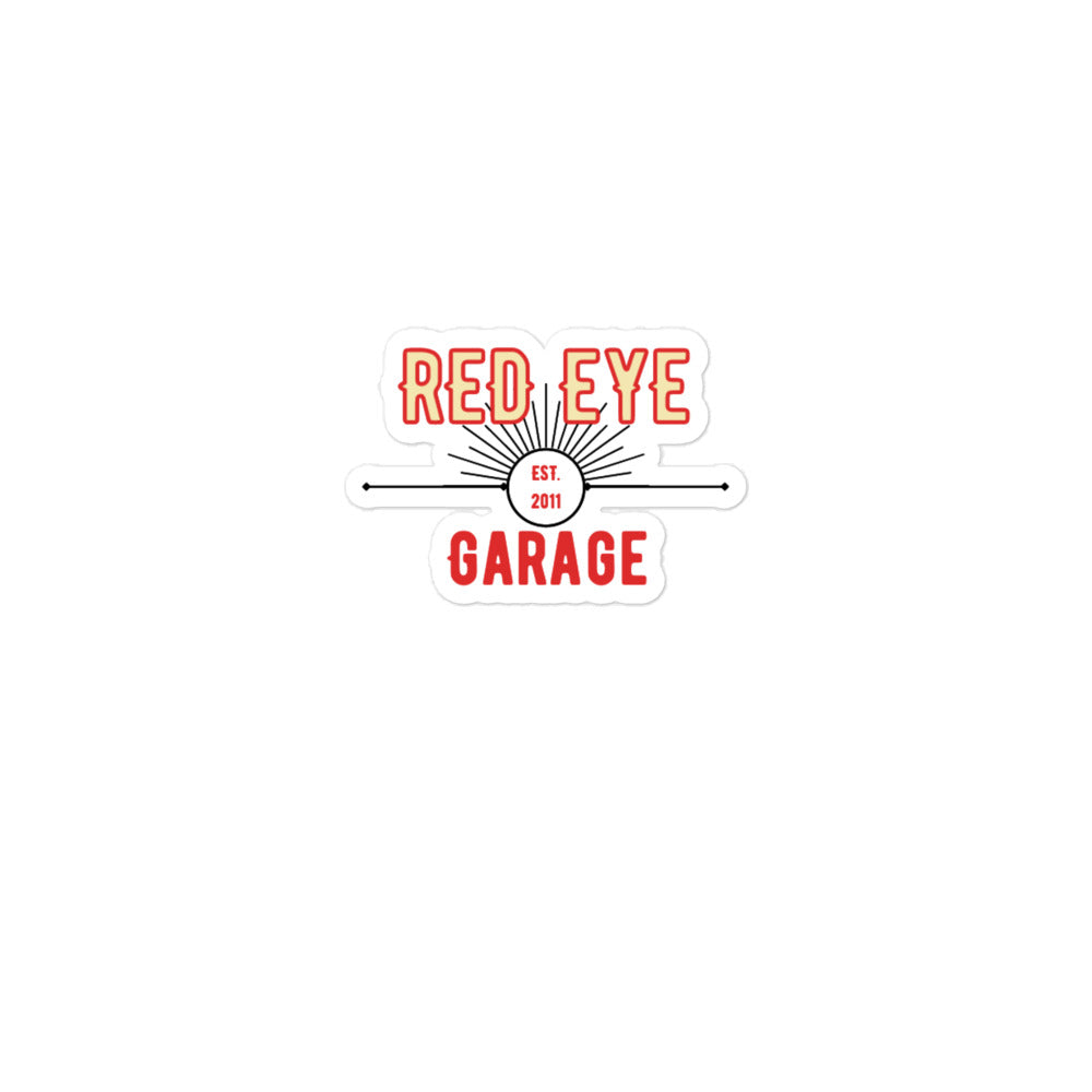 Red Eye Garage Decal