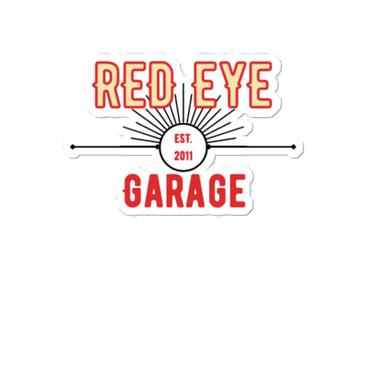 Red Eye Garage Decal